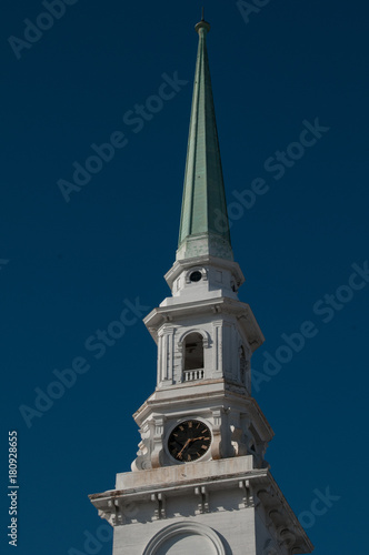 Steeple on New England Church © Cliff