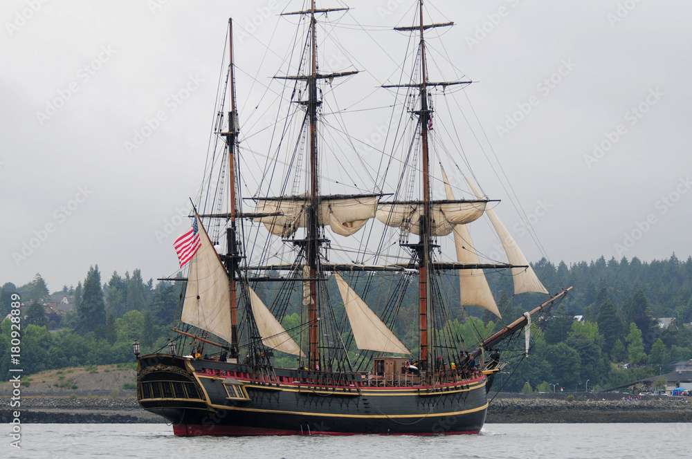 Tall Ship Underway Tall Ship Underway