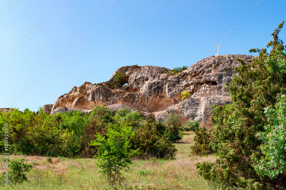 Monastery of Chelter-Marmara in Mount Chelter-Kaya, Ukraine