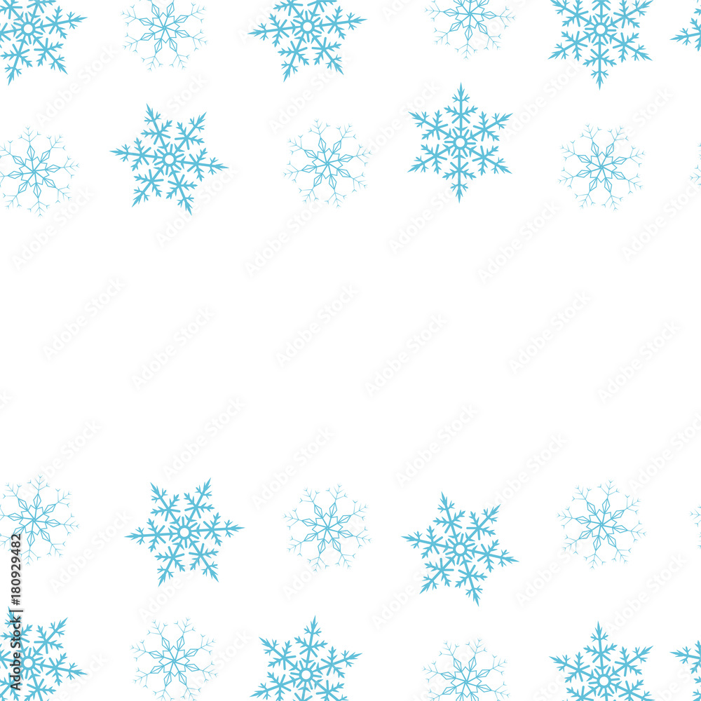 Festive decorative frame made of snowflakes on a white background. For posters, postcards, greeting for Christmas, new year. Festive decorative frame made of snowflakes on a white background. For posters, postcards, greeting for Christmas, new year.