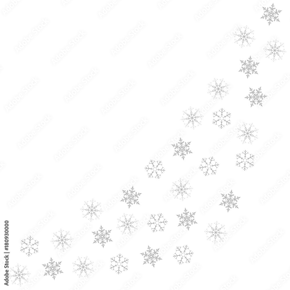 Festive decorative frame made of snowflakes on a white background. For posters, postcards, greeting for Christmas, new year. Festive decorative frame made of snowflakes on a white background. For posters, postcards, greeting for Christmas, new year.