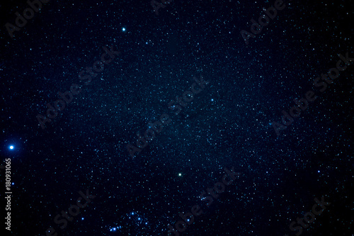 Night sky with shiny stars