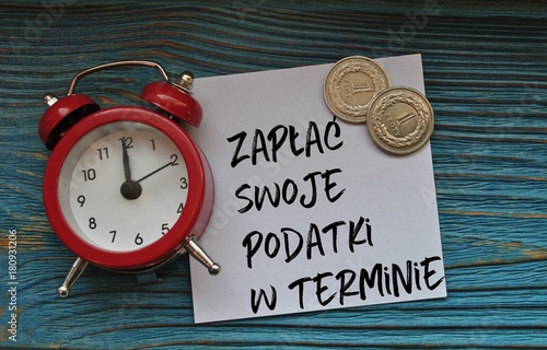 Zapłać swoje podatki w terminie