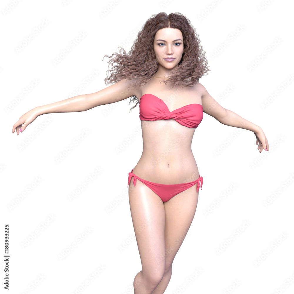 Fototapeta premium ビキニの女性