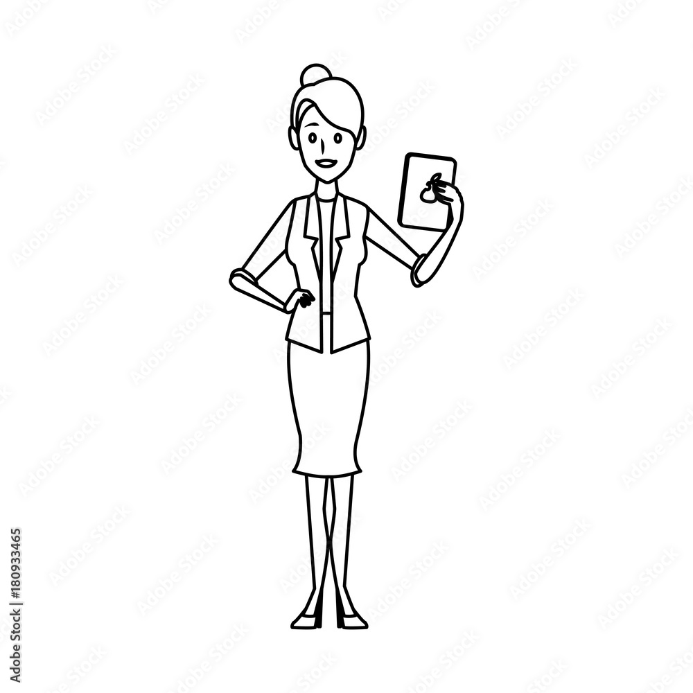 Business woman cartoon icon vector illustration graphic design Business woman cartoon icon vector illustration graphic design