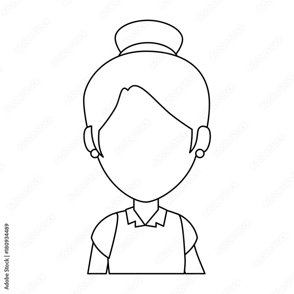 little girl student with uniform character little girl student with uniform character
