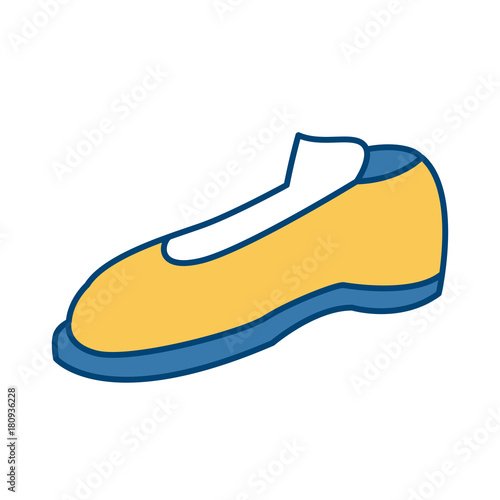 Male elegant shoe icon vector illustration graphic design