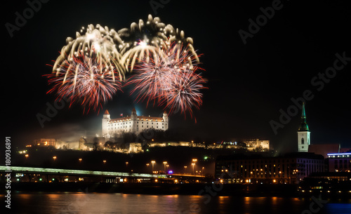 Canvas Print New Year Celebration