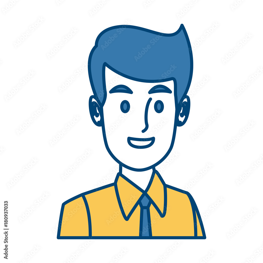 Businessman executive cartoon icon vector illustration graphic design Businessman executive cartoon icon vector illustration graphic design