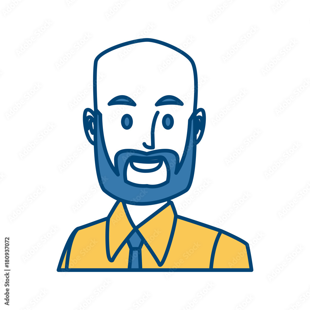 Businessman executive cartoon icon vector illustration graphic design Businessman executive cartoon icon vector illustration graphic design