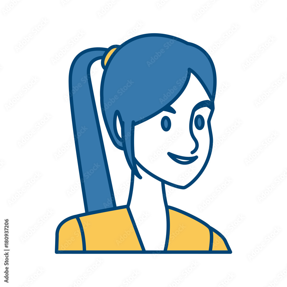 Business woman cartoon icon vector illustration graphic design Business woman cartoon icon vector illustration graphic design