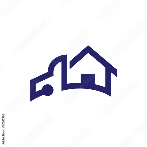 Home Car Logo vector