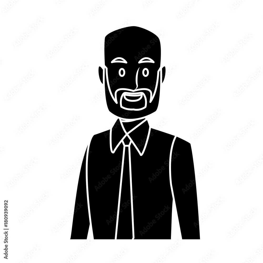 Businessman executive cartoon icon vector illustration graphic design Businessman executive cartoon icon vector illustration graphic design