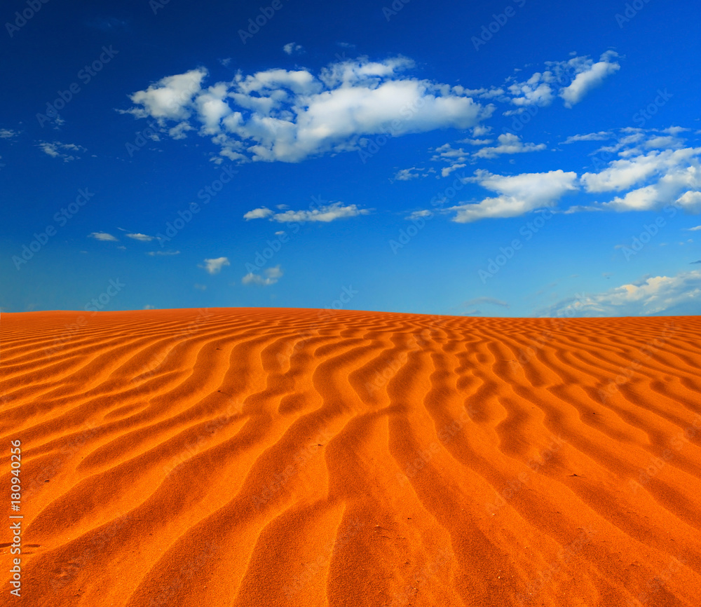 Naklejka premium sand desert landscape