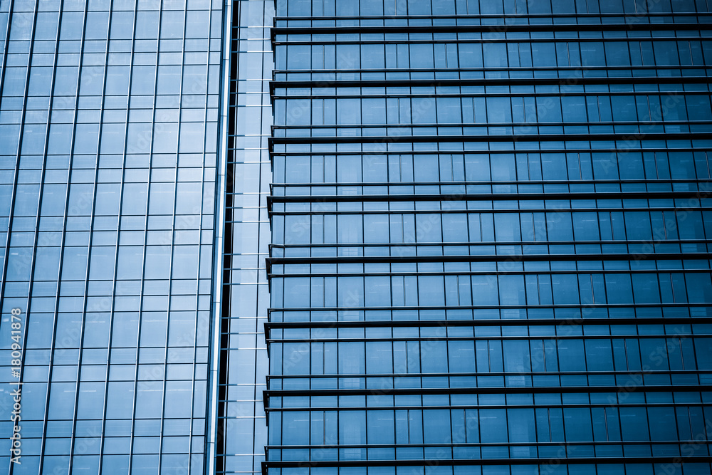 Wall of office building close up Wall of office building close up