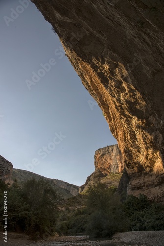 Canyon du Vero à Alquézar, Aragon, Espagne