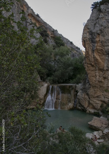 Canyon du Vero à Alquézar, Aragon, Espagne