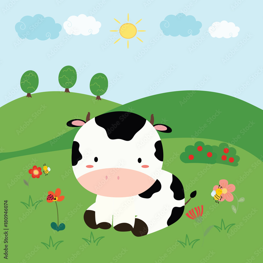 cute cow vector cute cow vector
