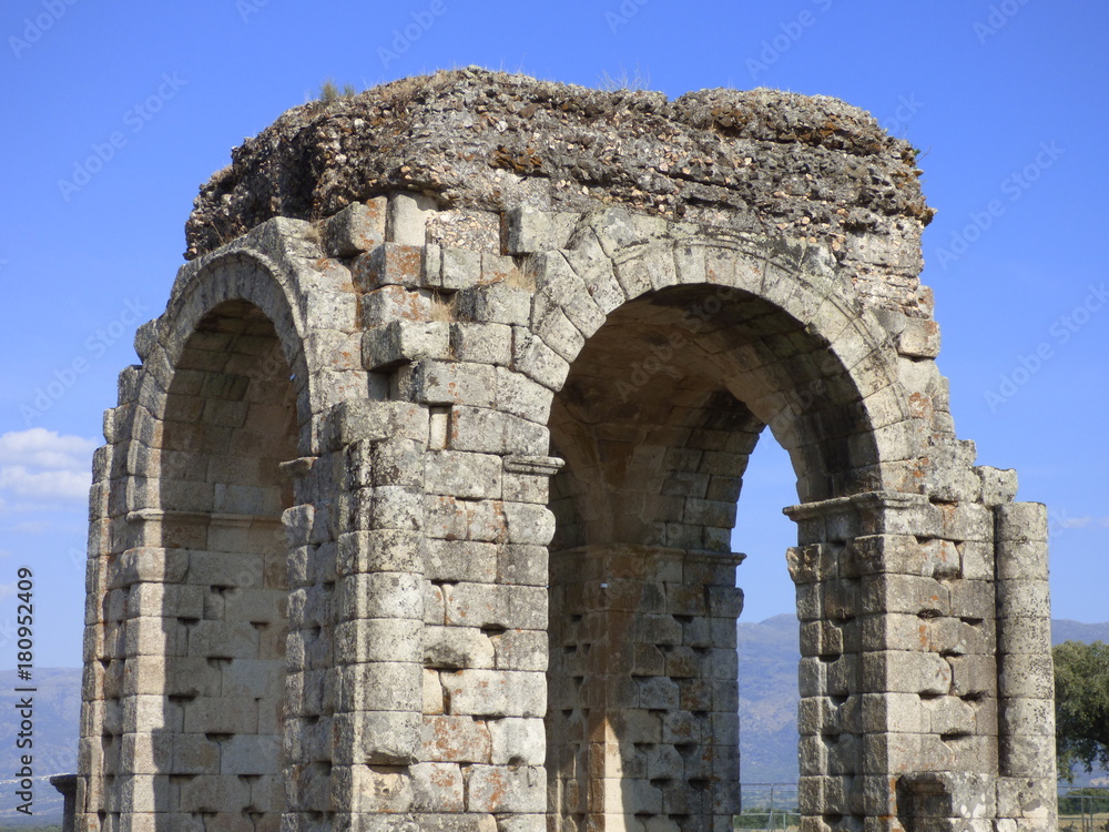 Ciudad romana de Caparra en Caceres, Extremadura, España