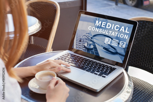 medical consultation online, doctor advice on internet