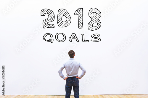 goals 2018 concept, business plan to achieve