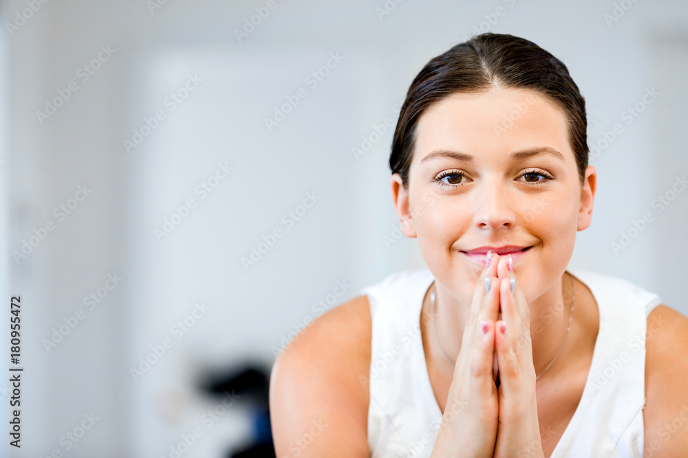 Beautiful woman portrait indoors Beautiful woman portrait indoors