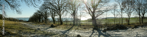 Panorama Groß Stresow im Winter,  Rügen photo