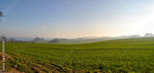 Panorama Frühling bei Groß Stresow, Rügen