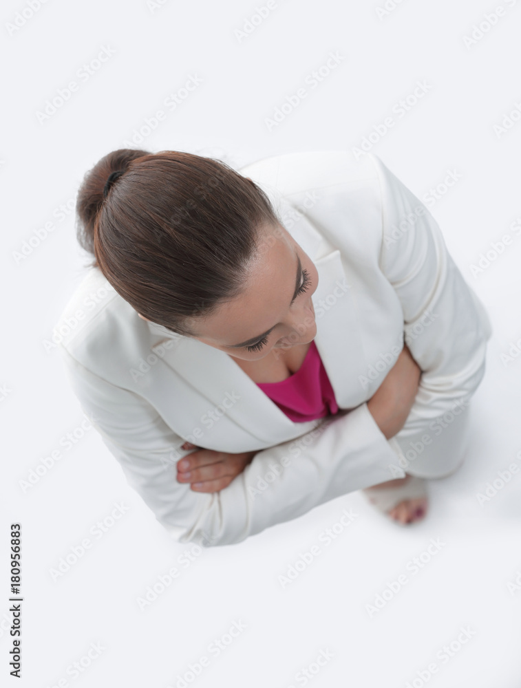 concept of partnership. modern successful woman concept of partnership. modern successful woman