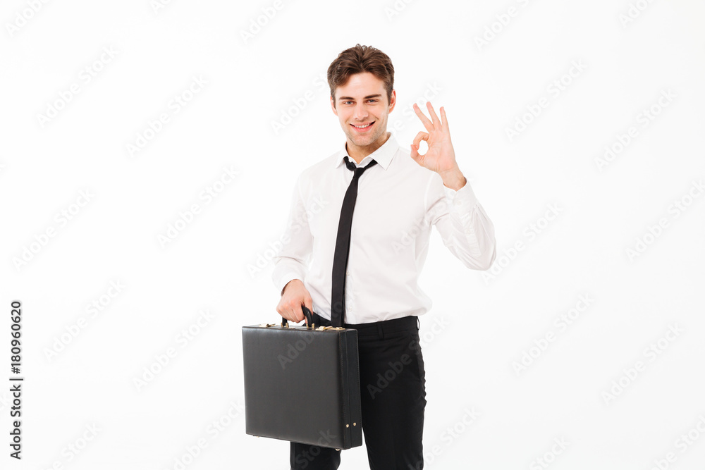 Portrait of a smiling handsome businessman Portrait of a smiling handsome businessman