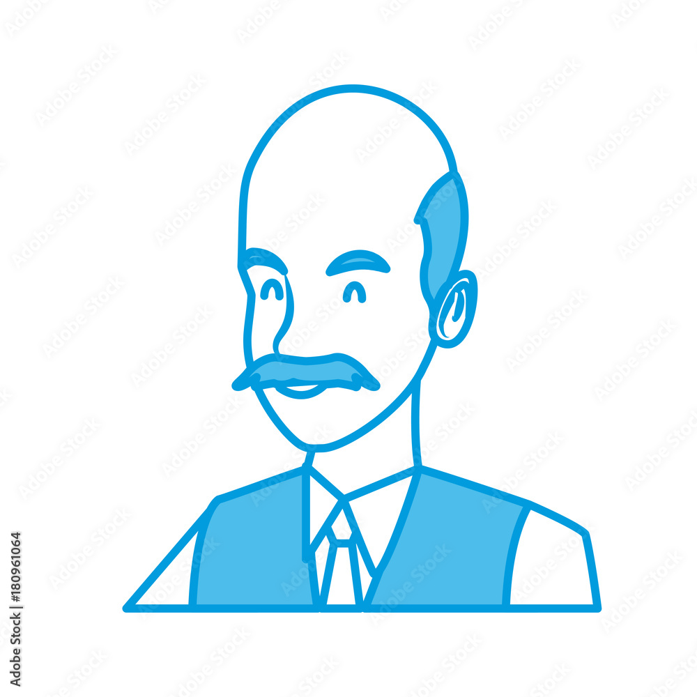 Businessman executive cartoon