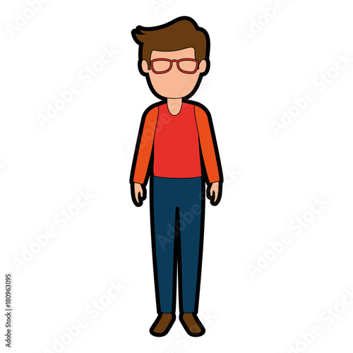 teacher male avatar character