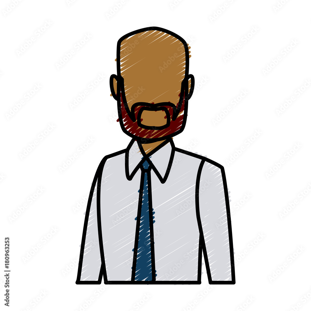 Businessman executive cartoon