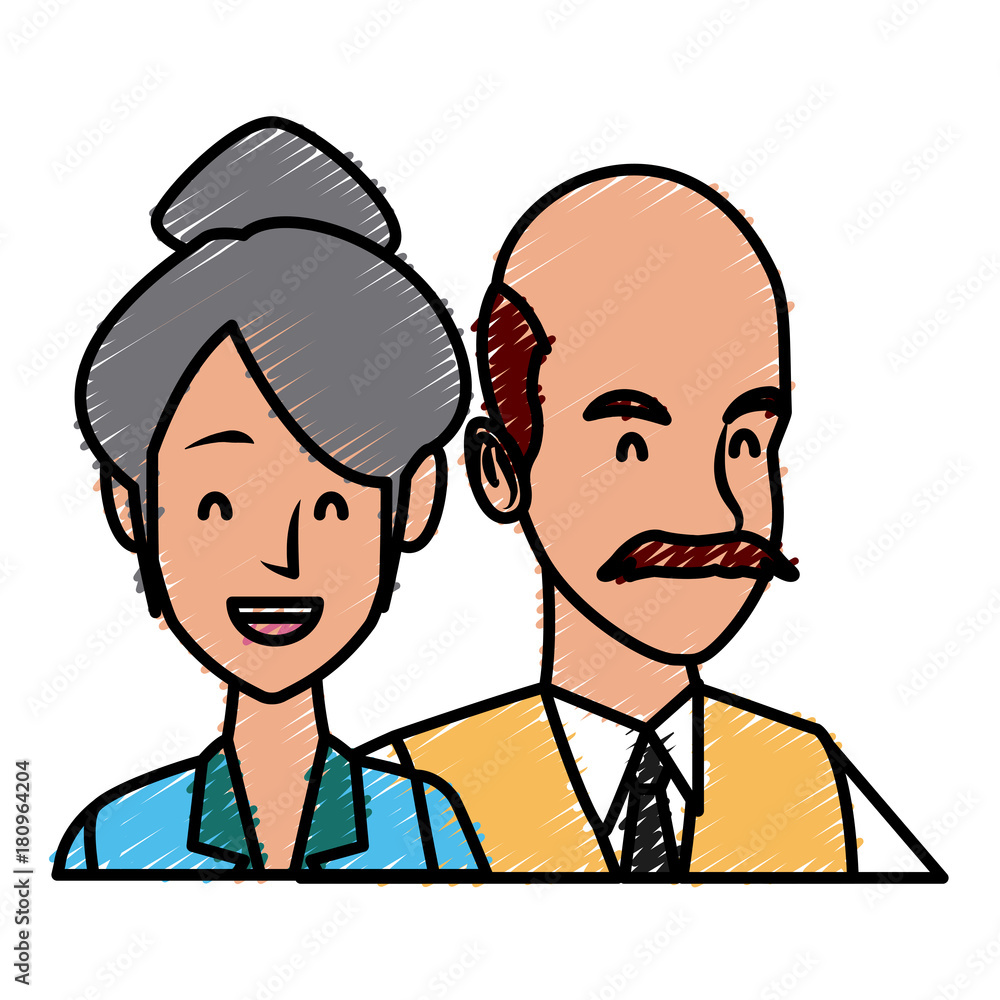 Business couple teamwork Business couple teamwork