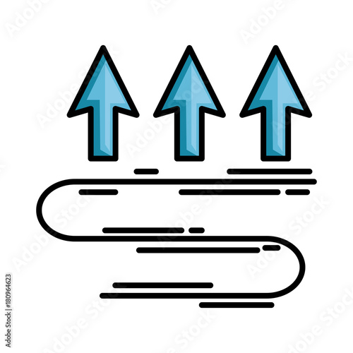arrows up temperature icon