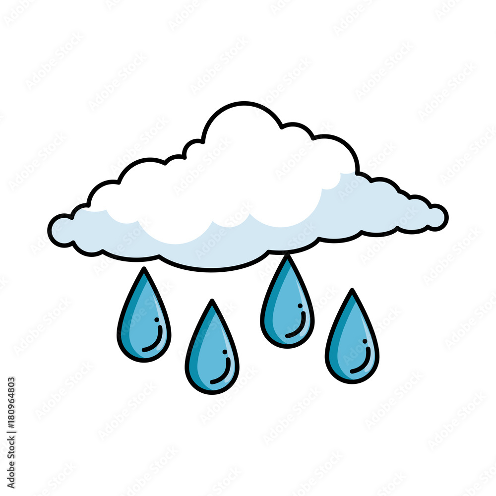 cloud sky silhouette with rain drops cloud sky silhouette with rain drops