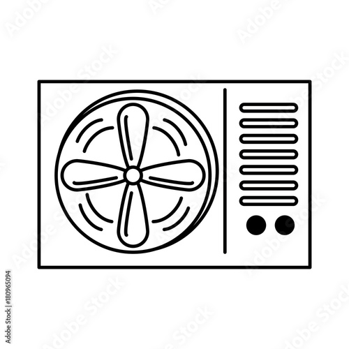 air conditioner isolated icon