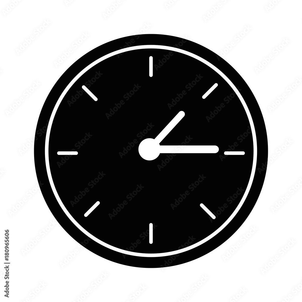 time clock isolated icon time clock isolated icon