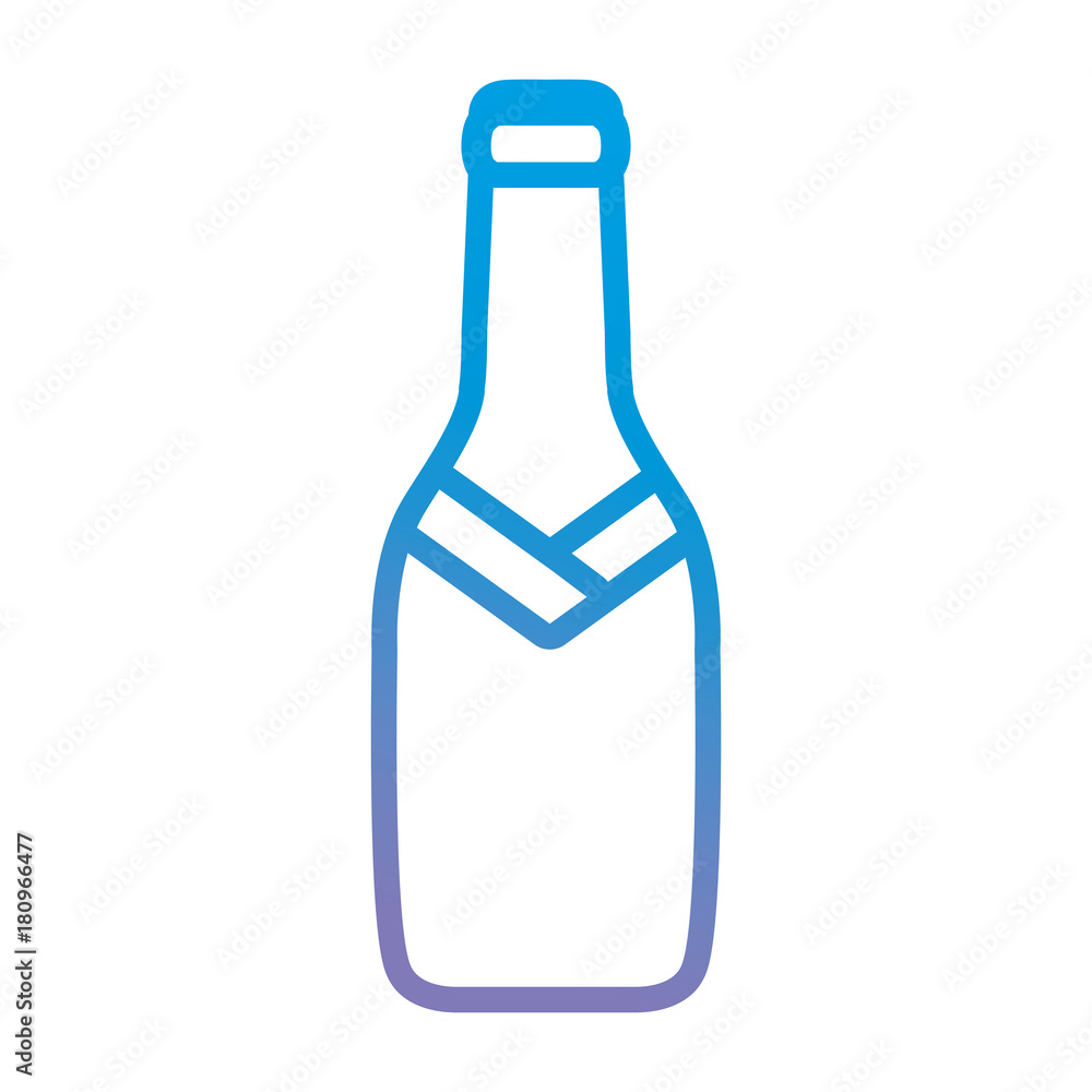 champagne bottle icon over white background vector illustration champagne bottle icon over white background vector illustration