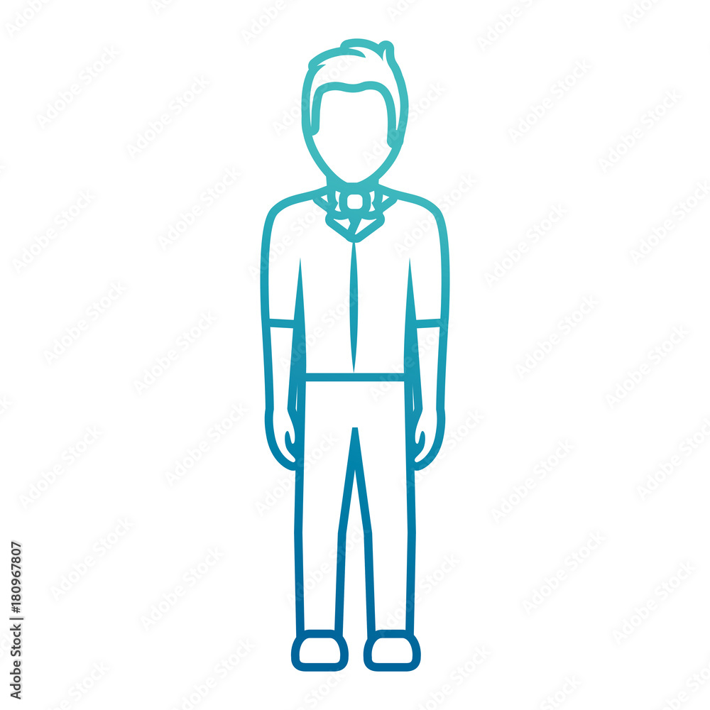 avatar bartender icon over white background vector illustration avatar bartender icon over white background vector illustration