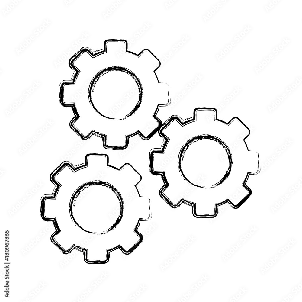 Gears machinery pieces