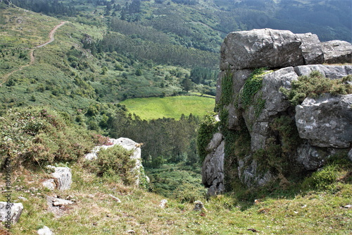 View of the highest cliffs of continental Europe in the Sierra de la Capelada, Cedeira, A Coruña, Spain, photo