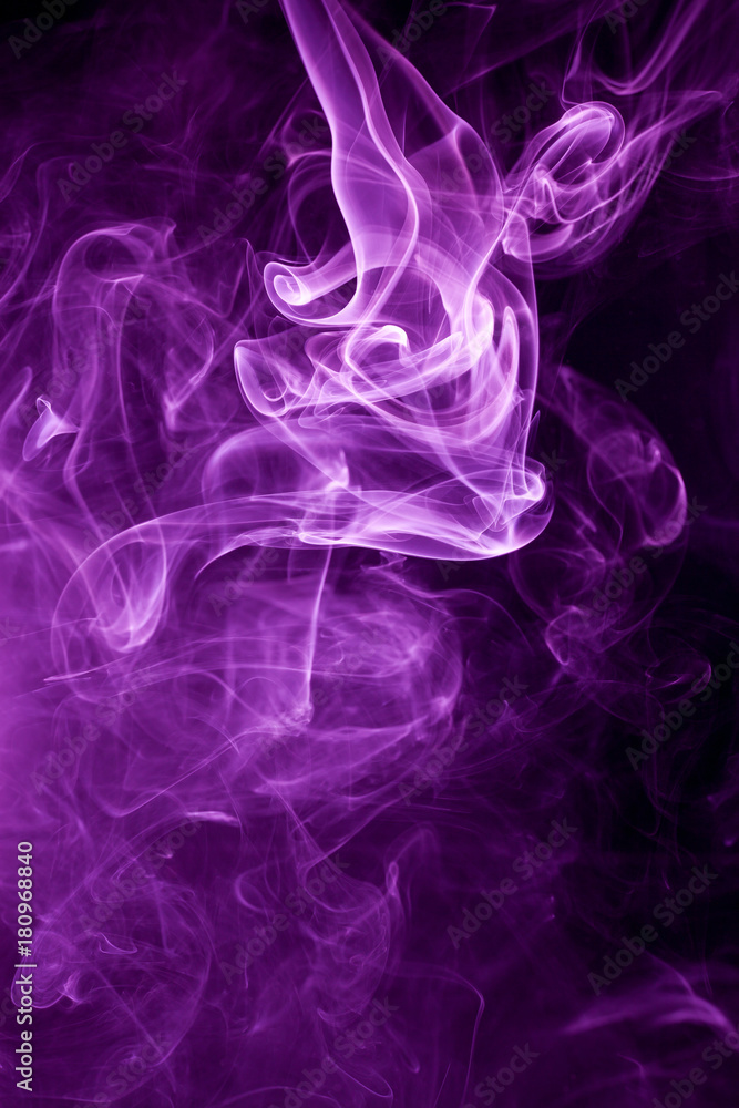 Obraz premium Toxic purple smoke.