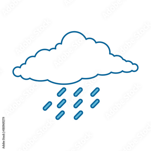 cloud sky silhouette with rain drops