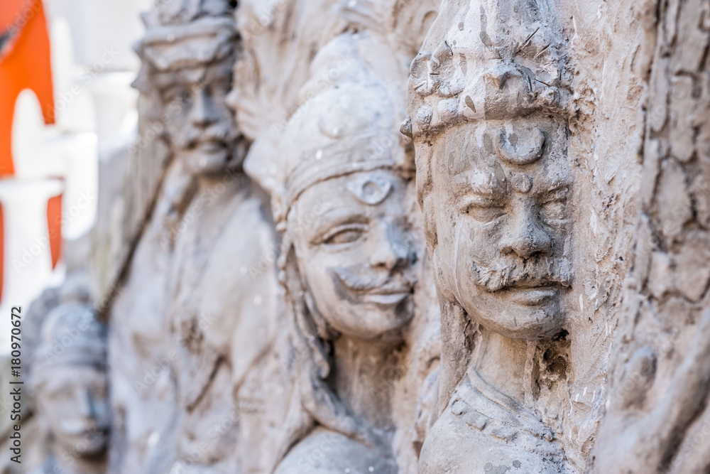 detail of entrance to Gupteshwor cave, Pokhara, Nepal