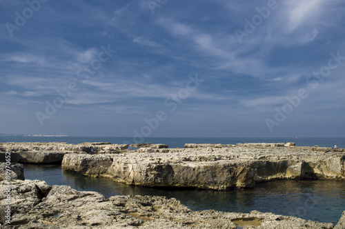 South Italy: Rocks and sea of Puglia