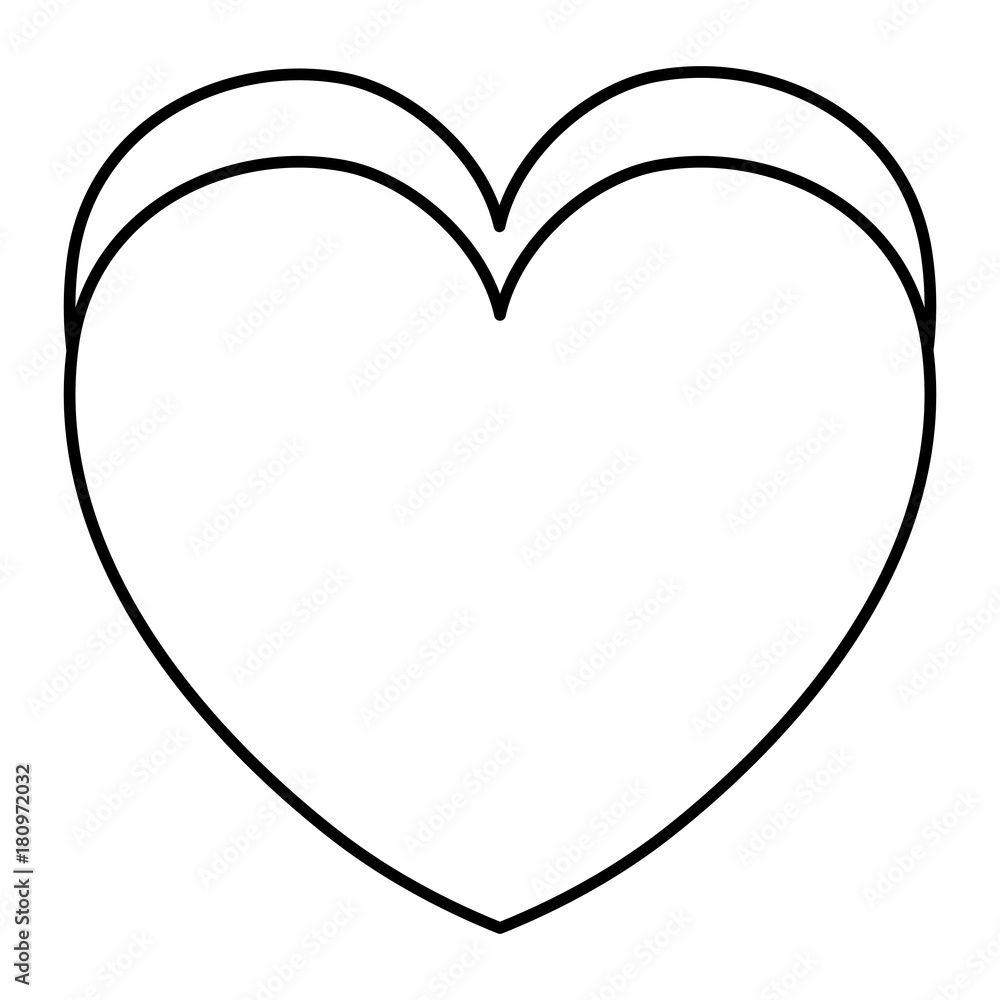 heart love isolated icon heart love isolated icon