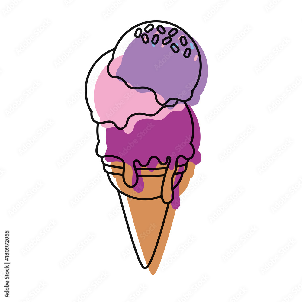 ice cream cone icon over white background colorful design vector illustration ice cream cone icon over white background colorful design vector illustration