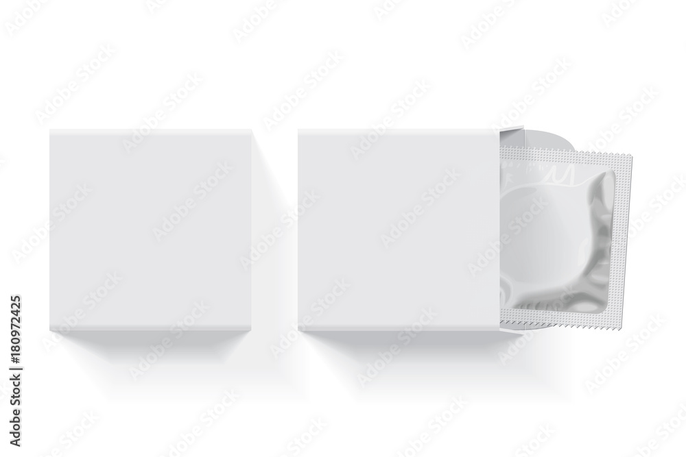 Packaging with a condom for your design and logo Packaging with a condom for your design and logo