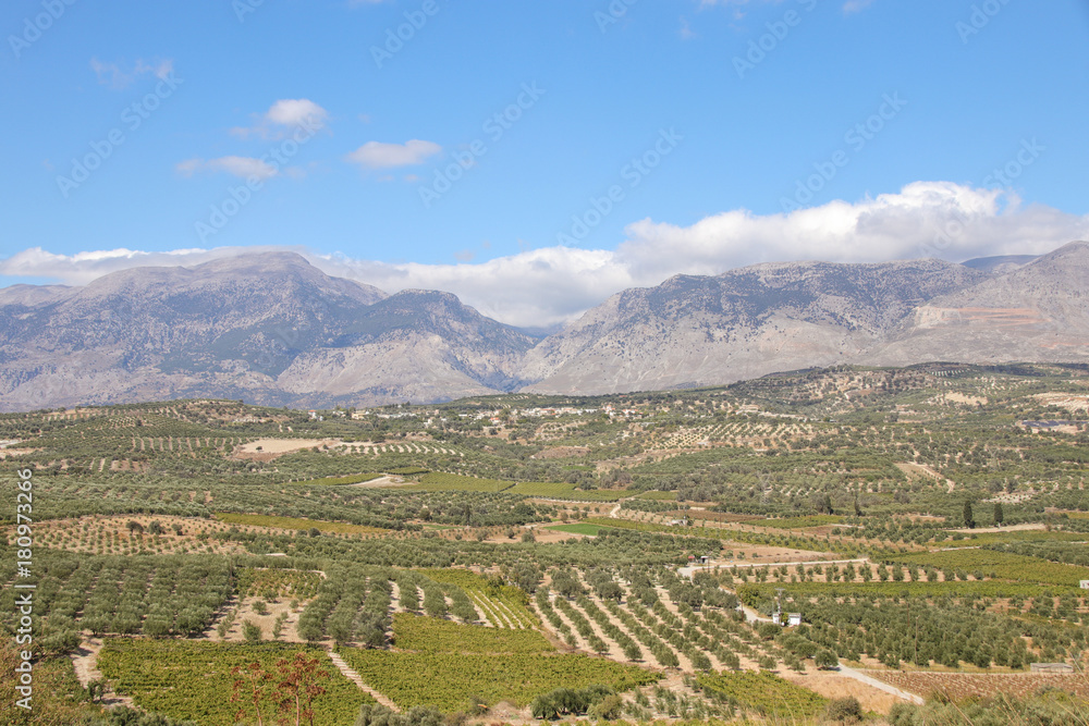 West Kreta, Panorama Landschaft 
